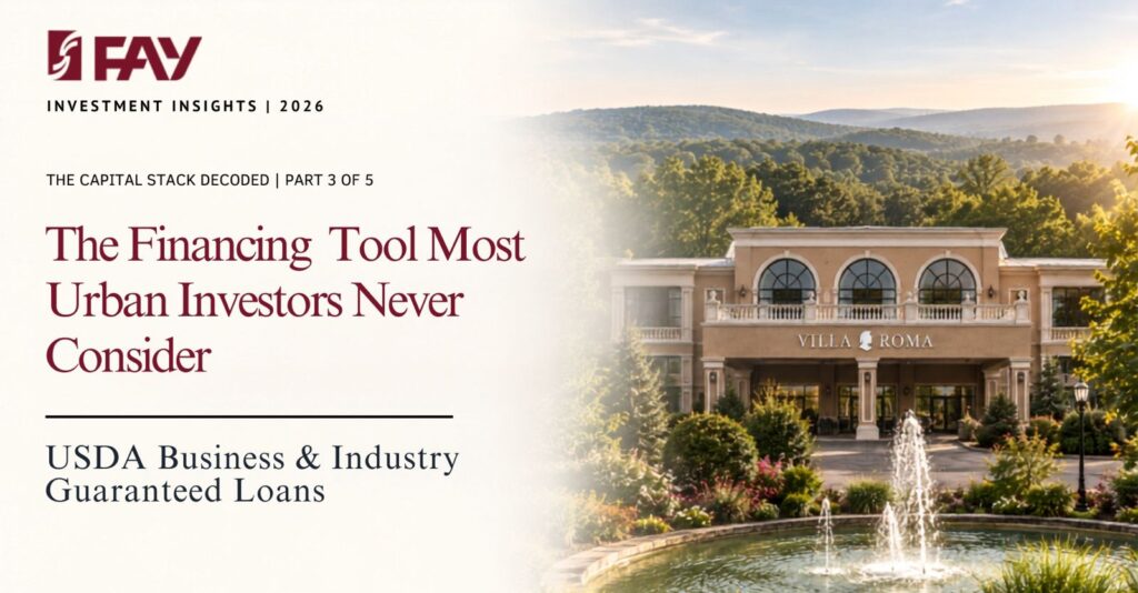 USDA Business and Industry Guaranteed Loans
